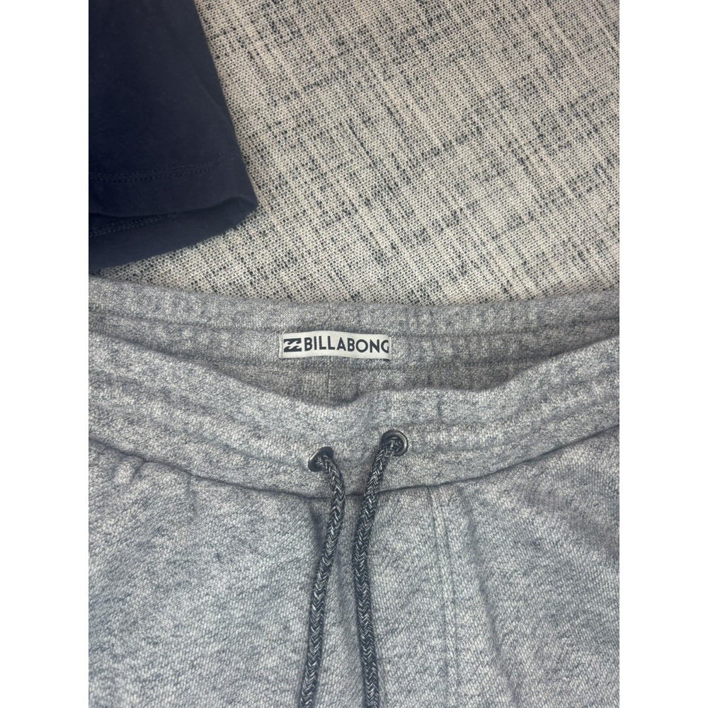 Billabong Sweatpants Size SMALL Light Heather Gray W/ Navy Blue Gap Crew Shirt - Picture 13 of 16